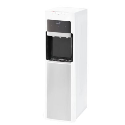 Oasis Mirage 2 white water dispenser with internal reservoir for cold, hot, and room temperature water