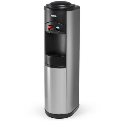 Oasis Quartz modern black and metallic mains-fed water dispenser