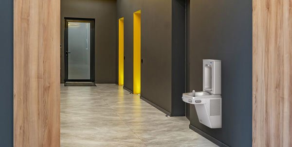 oasis indoor bottle filler with fountain